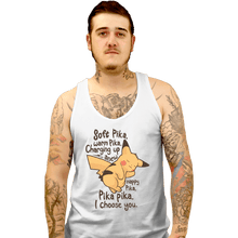 Load image into Gallery viewer, Shirts Tank Top, Unisex / Small / White Soft Pika
