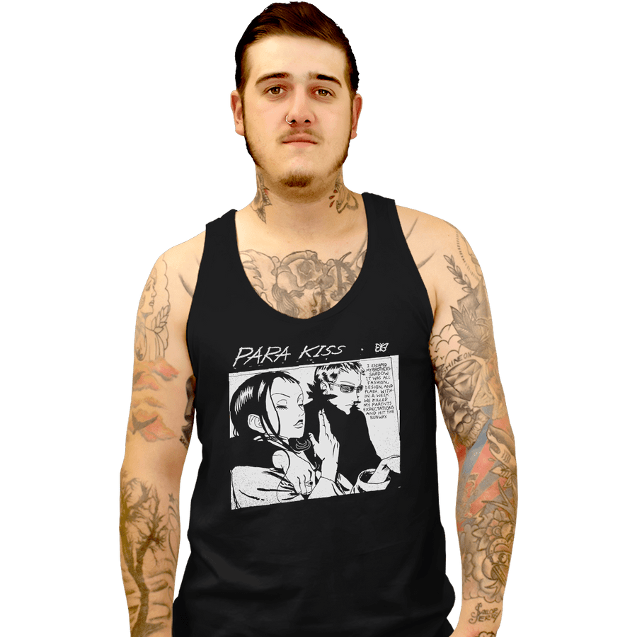 Shirts Tank Top, Unisex / Small / Black Para Kiss