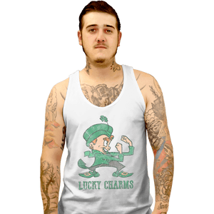Shirts Tank Top, Unisex / Small / White Lucky Charms