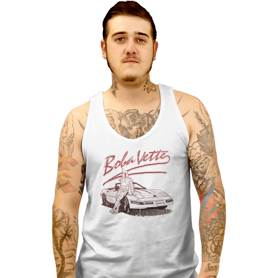 Shirts Tank Top, Unisex / Small / White Boba Vette