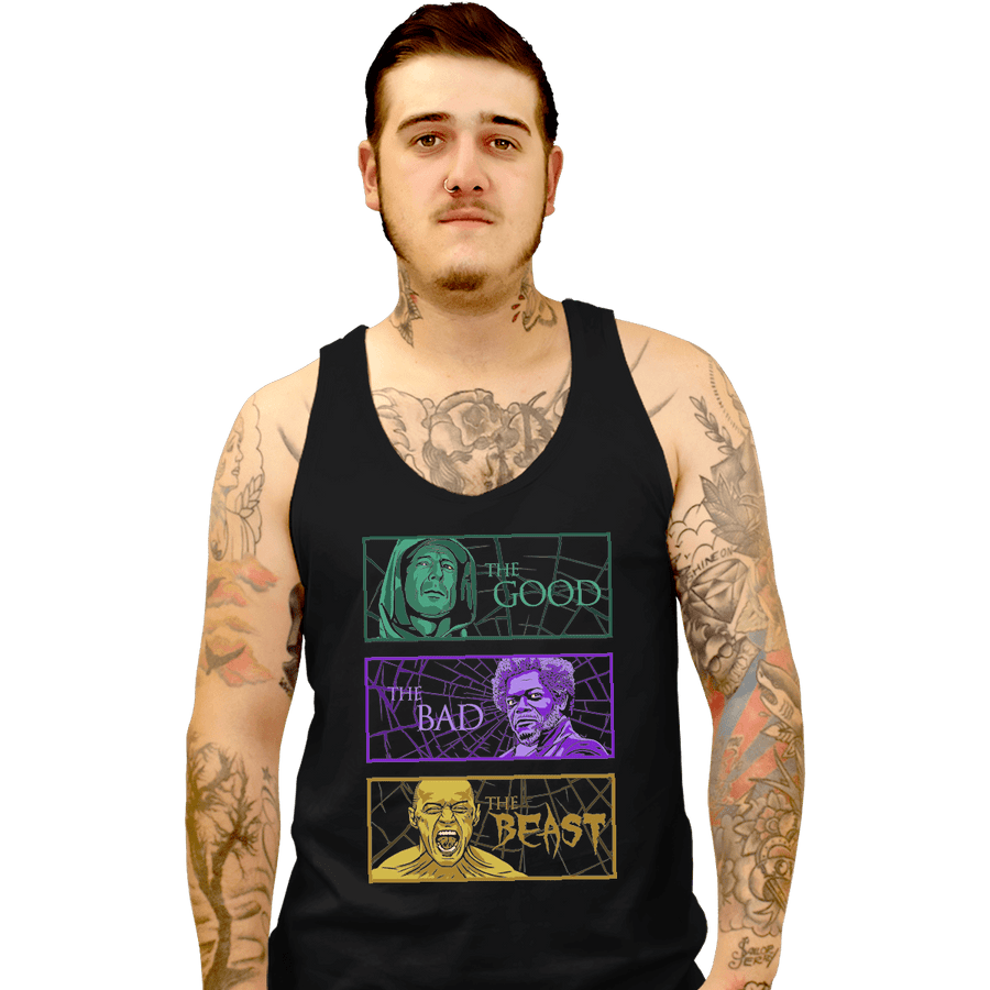 Shirts Tank Top, Unisex / Small / Black The Good, The Bad, And The Beast