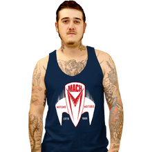 Load image into Gallery viewer, Daily_Deal_Shirts Tank Top, Unisex / Small / Navy Mach 5 Mifune Motors
