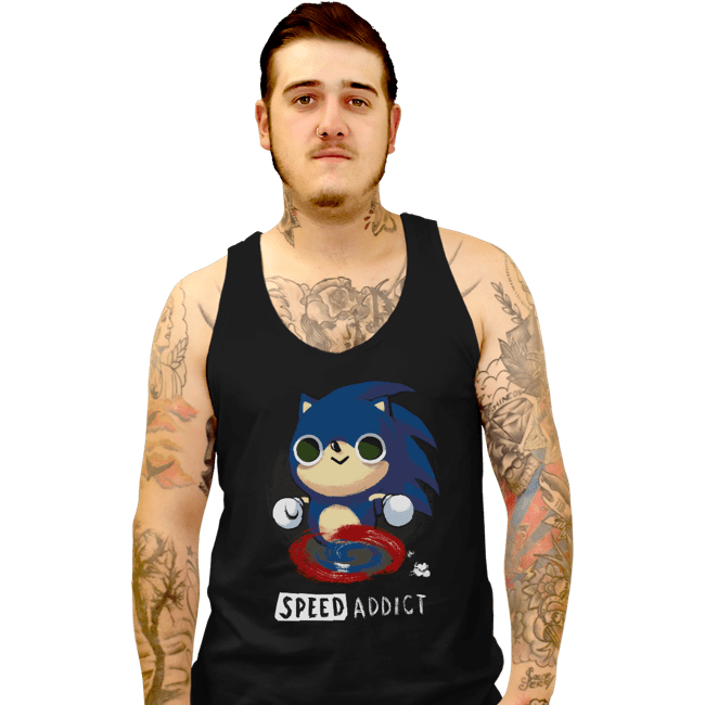 Shirts Tank Top, Unisex / Small / Black Speed Addict