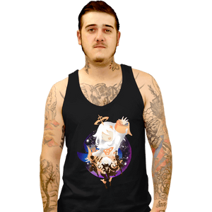 Shirts Tank Top, Unisex / Small / Black Cute Companion Paimon