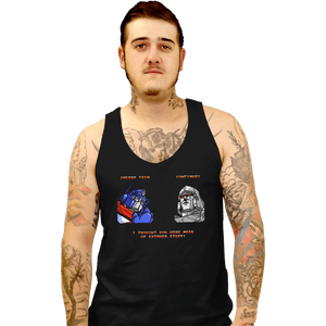 Daily_Deal_Shirts Tank Top, Unisex / Small / Black Cybertron Fighter