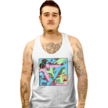 Load image into Gallery viewer, Secret_Shirts Tank Top, Unisex / Small / White Squid Relativity Staircase
