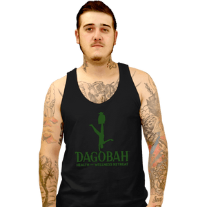 Daily_Deal_Shirts Tank Top, Unisex / Small / Black Dagobah Health And Wellness Retreat