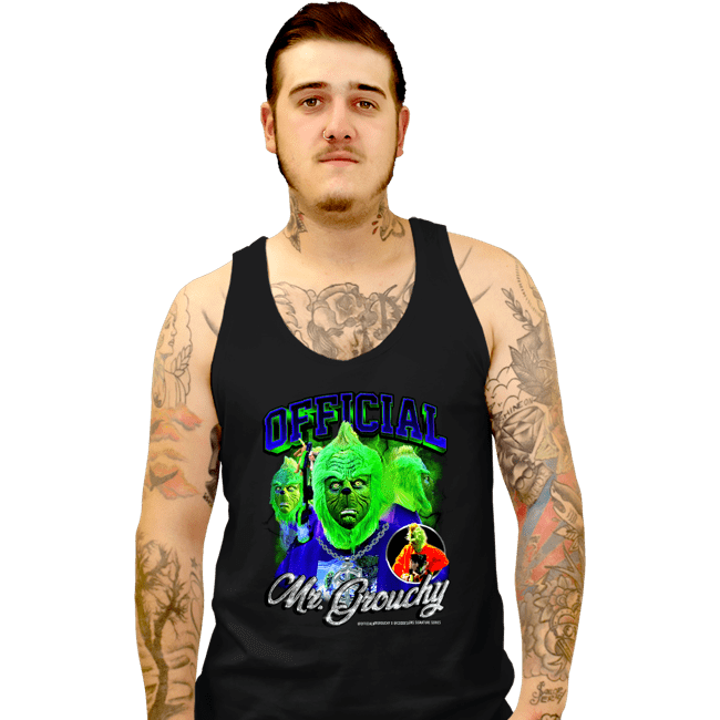 Shirts Tank Top, Unisex / Small / Black Mr Grouchy x CoDdesigns Bootleg Hip Hop tee