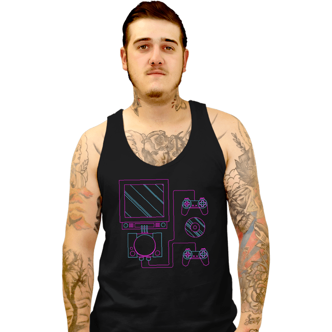 Secret_Shirts Tank Top, Unisex / Small / Black PSone Love