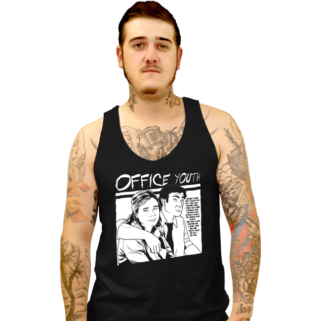 Shirts Tank Top, Unisex / Small / Black Office Youth