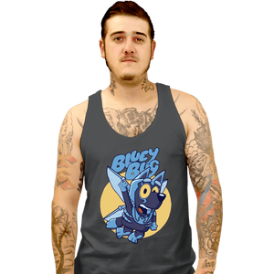 Daily_Deal_Shirts Tank Top, Unisex / Small / Charcoal Bluey Bug