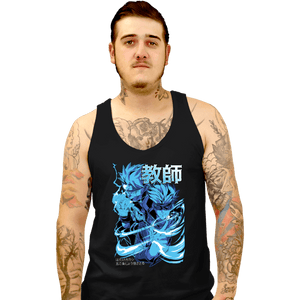 Daily_Deal_Shirts Tank Top, Unisex / Small / Black Kakashi and Gojo