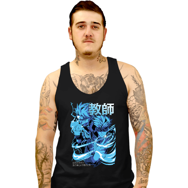 Daily_Deal_Shirts Tank Top, Unisex / Small / Black Kakashi and Gojo
