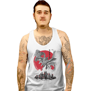 Shirts Tank Top, Unisex / Small / White The King Of Terror Attack Sumi-e
