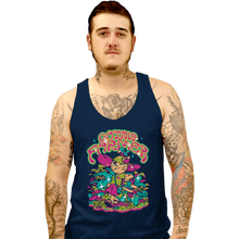 Load image into Gallery viewer, Secret_Shirts Tank Top, Unisex / Small / Navy Catnip Farmer
