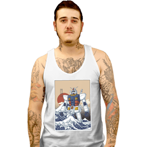 Shirts Tank Top, Unisex / Small / White Gundam Kanagawa