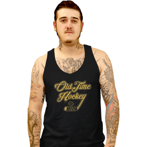 Shirts Tank Top, Unisex / Small / Black Old Time Hockey