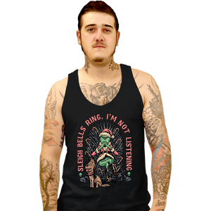 Daily_Deal_Shirts Tank Top, Unisex / Small / Black Sleigh Bells Ring