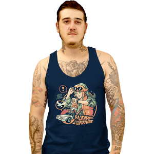 Daily_Deal_Shirts Tank Top, Unisex / Small / Navy Link To The Future