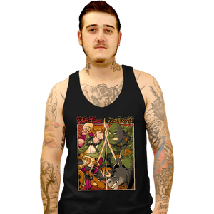 Daily_Deal_Shirts Tank Top, Unisex / Small / Black Samurai Sukubi vs Shurekku