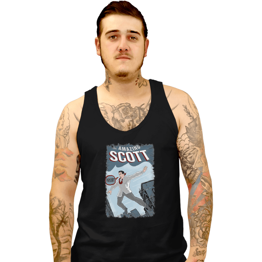 Shirts Tank Top, Unisex / Small / Black The Amazing Scott