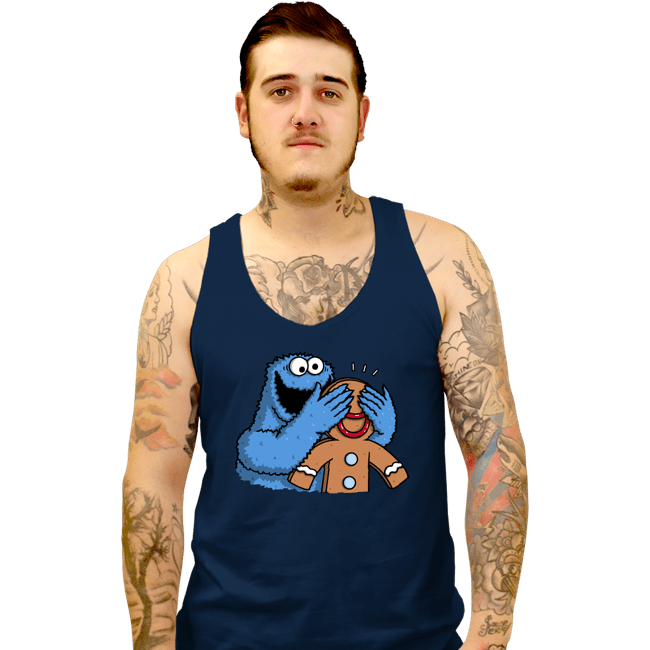 Secret_Shirts Tank Top, Unisex / Small / Navy Monstrous Surprise