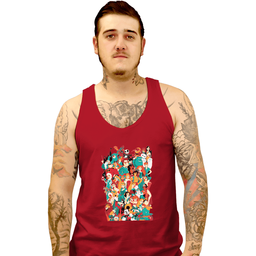 Shirts Tank Top, Unisex / Small / Red Mouse House Heroes '19