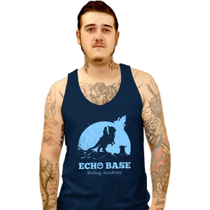 Daily_Deal_Shirts Tank Top, Unisex / Small / Navy Echo Base Riding Academy