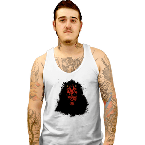 Shirts Tank Top, Unisex / Small / White Sith Splatter