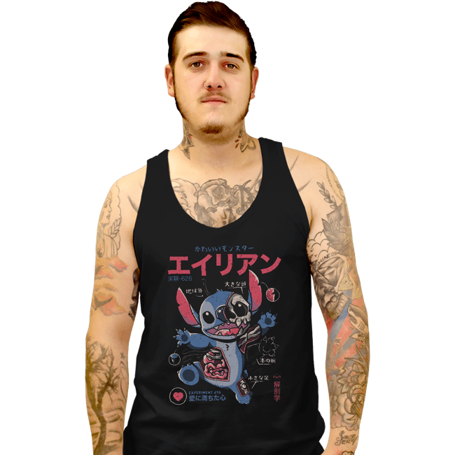 Daily_Deal_Shirts Tank Top, Unisex / Small / Black Monster Anatomy