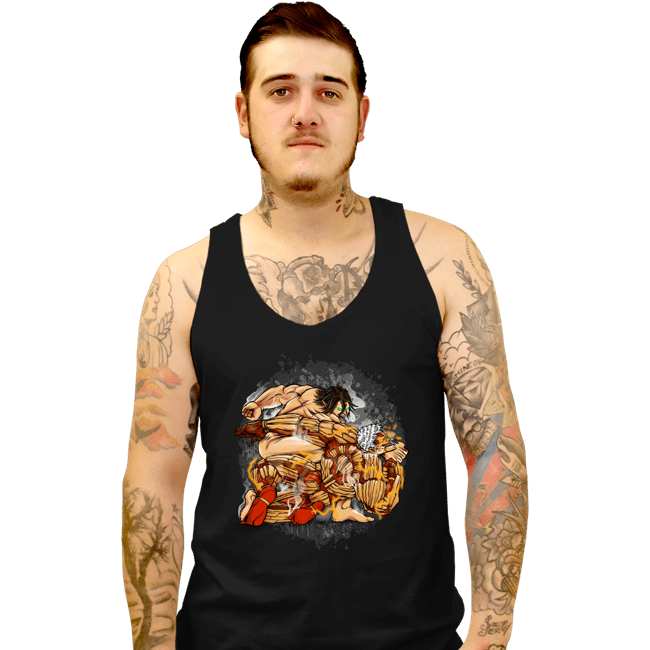 Secret_Shirts Tank Top, Unisex / Small / Black Punch Of The Titan