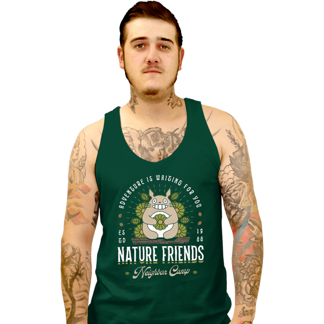 Secret_Shirts Tank Top, Unisex / Small / Black Nature Neighbor Camp