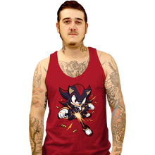 Load image into Gallery viewer, Daily_Deal_Shirts Tank Top, Unisex / Small / Red PG-13 Hedgehog
