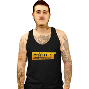 Shirts Tank Top, Unisex / Small / Black Keanu Be Excellent To Each Other