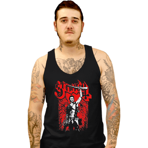 Shirts Tank Top, Unisex / Small / Black Groovy Metal