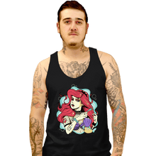Load image into Gallery viewer, Daily_Deal_Shirts Tank Top, Unisex / Small / Black Down Where It&#39;s Wetter
