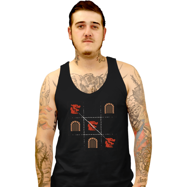 Secret_Shirts Tank Top, Unisex / Small / Black Three In A Row