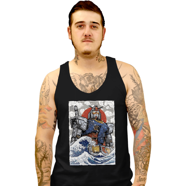 Daily_Deal_Shirts Tank Top, Unisex / Small / Black Kanagawa RX-78-2