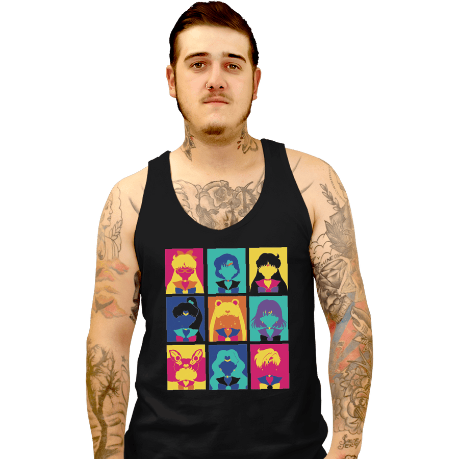 Shirts Tank Top, Unisex / Small / Black Sailor Pop