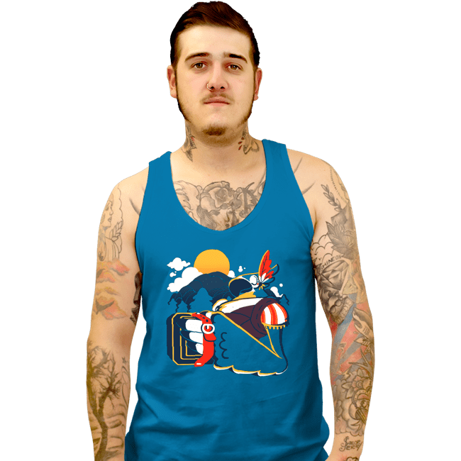 Shirts Tank Top, Unisex / Small / Sapphire Song Of The Wild