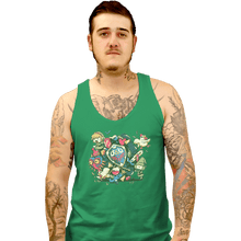 Load image into Gallery viewer, Shirts Tank Top, Unisex / Small / Irish Green Let&#39;s Roll Link
