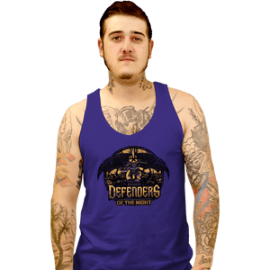 Shirts Tank Top, Unisex / Small / Violet Defenders Of The Night