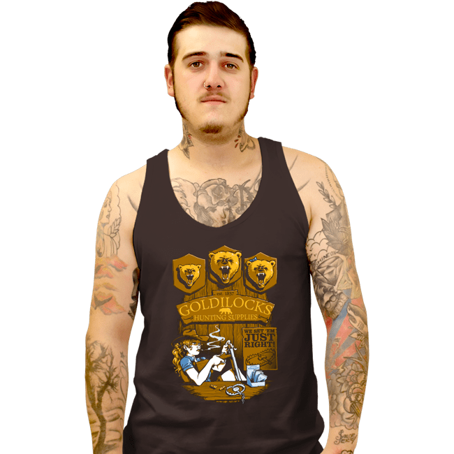 Secret_Shirts Tank Top, Unisex / Small / Black Goldilocks
