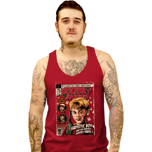Daily_Deal_Shirts Tank Top, Unisex / Small / Red Holiday Stories
