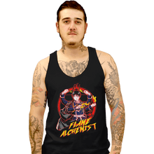 Load image into Gallery viewer, Shirts Tank Top, Unisex / Small / Black Flame Alchemist
