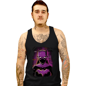 Daily_Deal_Shirts Tank Top, Unisex / Small / Black Glitch Batgirl