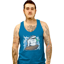 Load image into Gallery viewer, Shirts Tank Top, Unisex / Small / Sapphire The Little Shark
