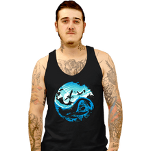 Load image into Gallery viewer, Daily_Deal_Shirts Tank Top, Unisex / Small / Black Yin Yang Of Water
