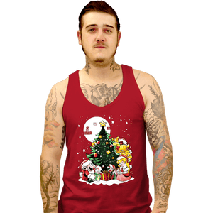 Daily_Deal_Shirts Tank Top, Unisex / Small / Red Super Christmas