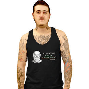 Daily_Deal_Shirts Tank Top, Unisex / Small / Black True Knowledge